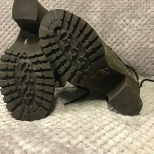 Gray Heeled Fur Boots